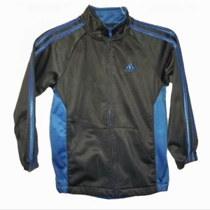 ADIDAS Performance Active Jersey Coat Jacket Kids Boys Girls Size 6 Small